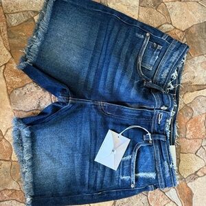 KanCan Dark Blue Jean Shorts
